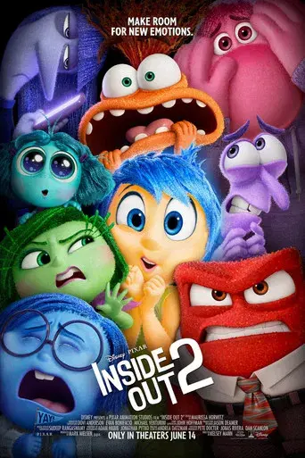 Del revés 2 (Inside Out 2) - Poster