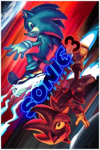 Sonic 3: La película - Poster