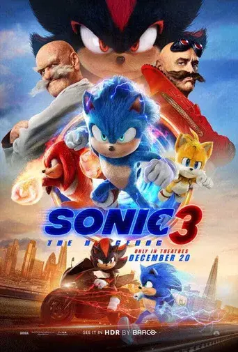 Sonic 3: La película - Poster