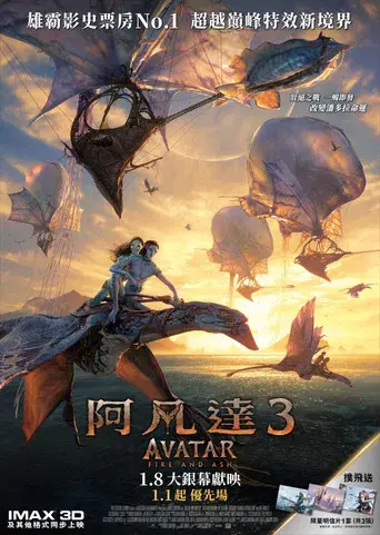 Avatar: Fuego y ceniza - Poster