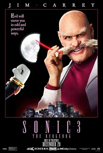Sonic 3: La película - Poster