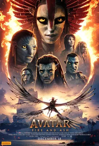 Avatar: Fuego y ceniza - Poster