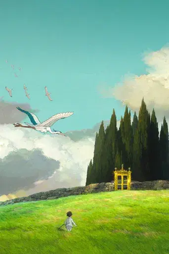 El chico y la garza - Poster