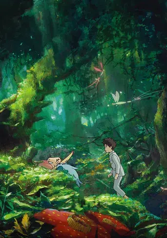 El chico y la garza - Poster