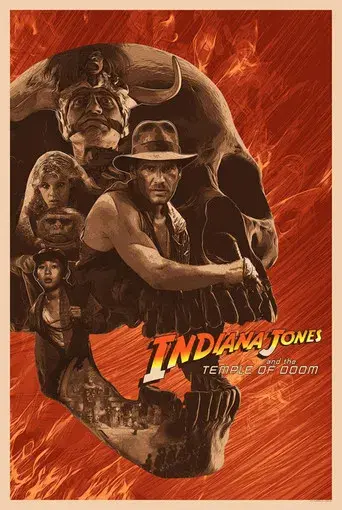 Indiana Jones y el templo maldito - Poster
