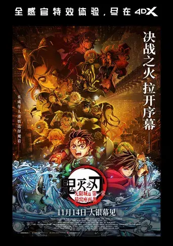 Guardianes de la noche: Kimetsu no Yaiba La fortaleza infinita - Poster
