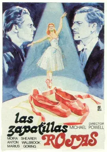 Las zapatillas rojas - Poster