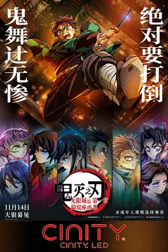 Guardianes de la noche: Kimetsu no Yaiba La fortaleza infinita - Poster