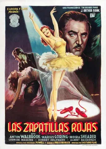 Las zapatillas rojas - Poster