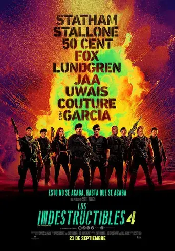 Los mercen4rios - Poster