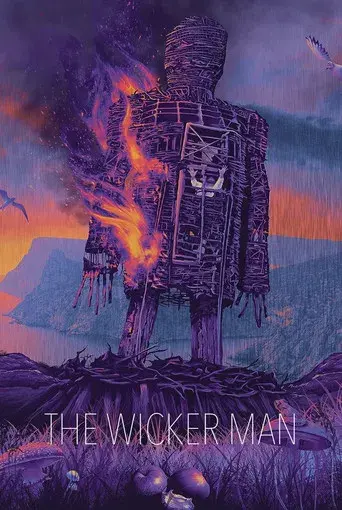 El hombre de mimbre - Poster