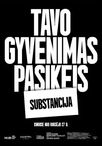 La sustancia - Poster