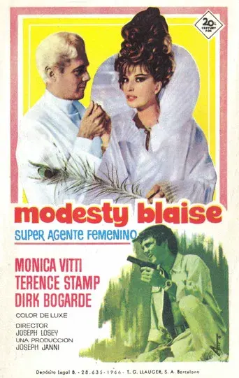 Modesty Blaise, superagente femenino poster