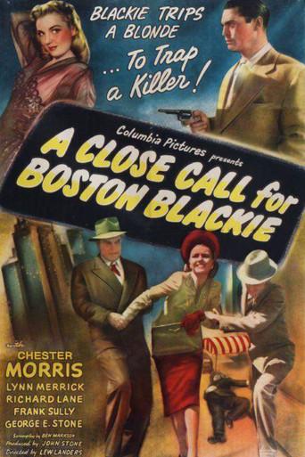 A Close Call for Boston Blackie - Poster