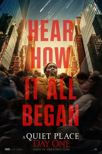 Un lugar tranquilo: Día uno - Poster