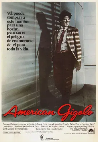American Gigolo - Poster