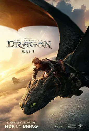 Cómo entrenar a tu dragón - Poster