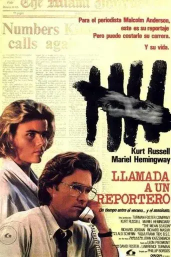 Llamada a un reportero - Poster