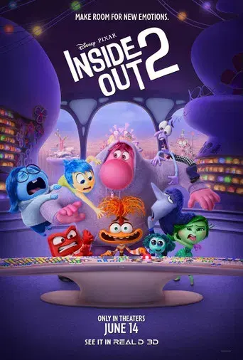 Del revés 2 (Inside Out 2) - Poster