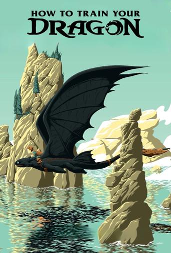 Cómo entrenar a tu dragón - Poster
