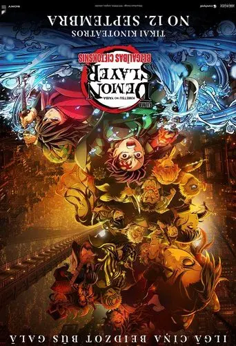 Guardianes de la noche: Kimetsu no Yaiba La fortaleza infinita - Poster