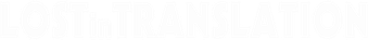 Lost in Translation - Logo