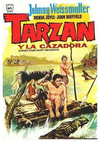 Tarzán y la cazadora - Poster