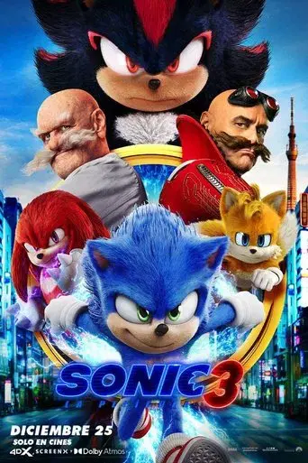 Sonic 3: La película - Poster