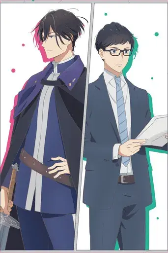 Isekai no Sata wa Shachiku Shidai - Poster