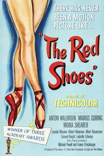 Las zapatillas rojas - Poster