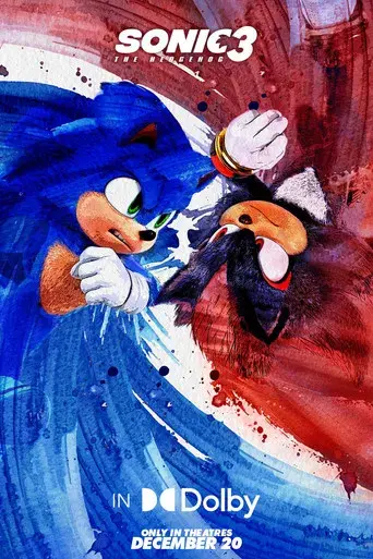 Sonic 3: La película - Poster