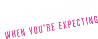 Qué esperar cuando estás esperando - Logo