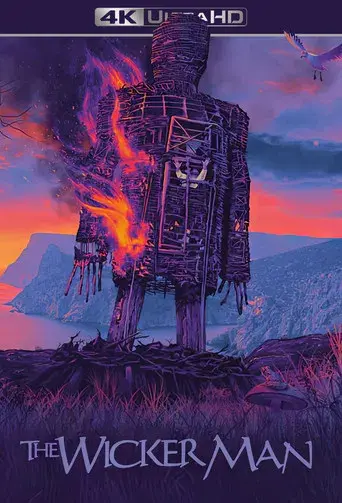 El hombre de mimbre - Poster