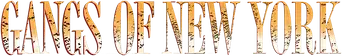 Gangs of New York - Logo
