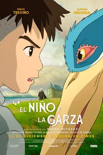 El chico y la garza - Poster