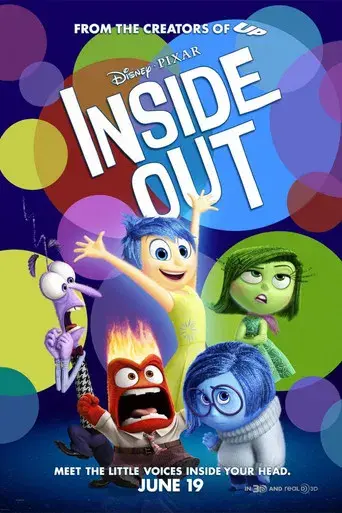 Del revés (Inside Out) - Poster