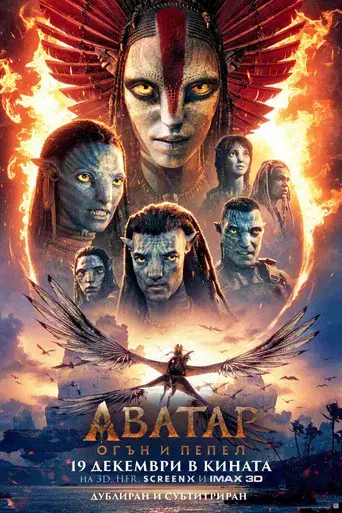 Avatar: Fuego y ceniza - Poster