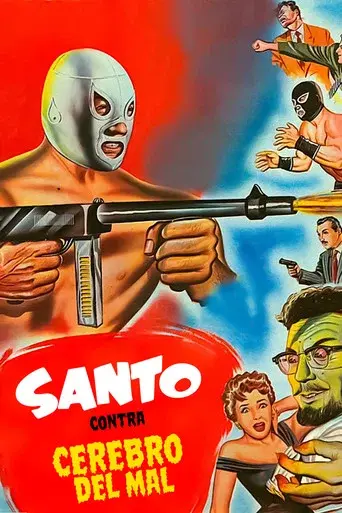 Santo contra cerebro del mal - Poster