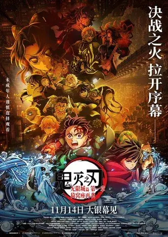 Guardianes de la noche: Kimetsu no Yaiba La fortaleza infinita - Poster