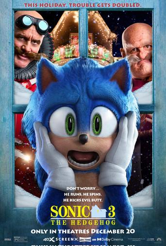 Sonic 3: La película - Poster