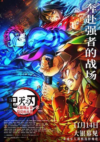 Guardianes de la noche: Kimetsu no Yaiba La fortaleza infinita - Poster