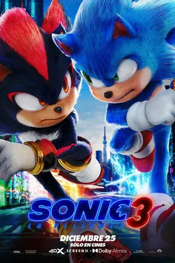 Sonic 3: La película - Poster