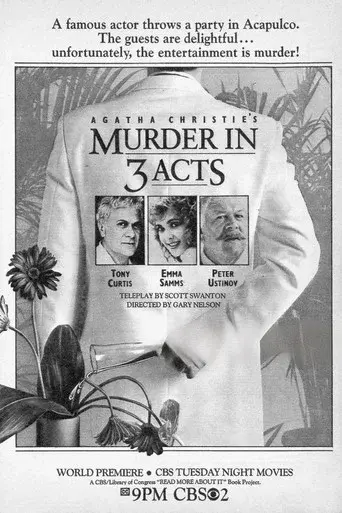 Tragedia en tres actos - Poster