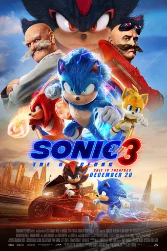 Sonic 3: La película - Poster