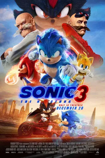 Sonic 3: La película - Poster