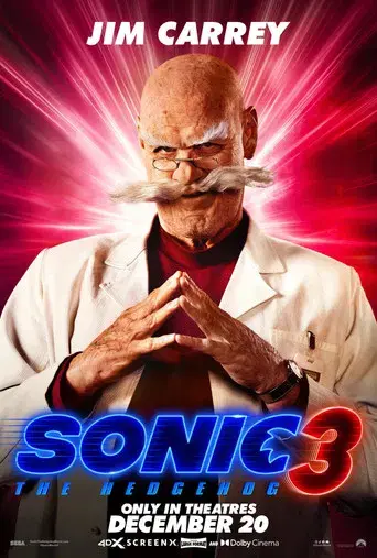 Sonic 3: La película - Poster
