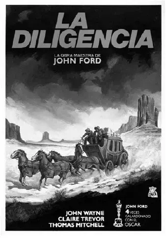La diligencia - Poster