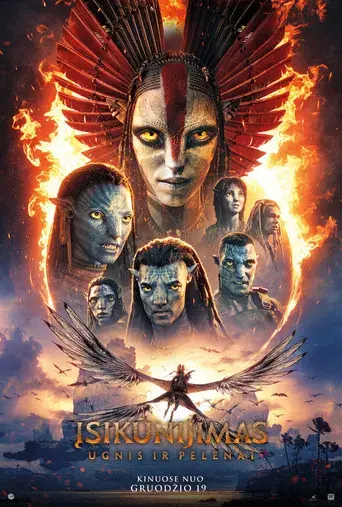 Avatar: Fuego y ceniza - Poster