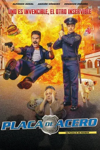 Placa de acero poster