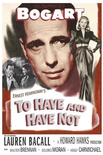 Tener y no tener - Poster